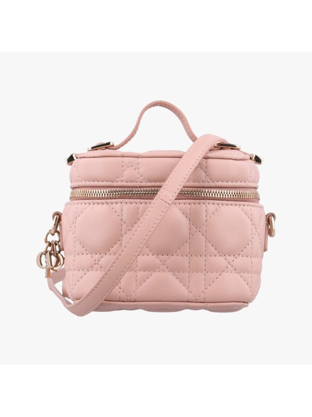Dior Lady Micro Vanity Pink Lambskin Handbag